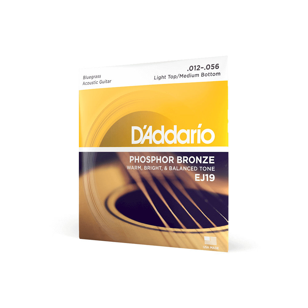 D'Addario EJ19 Phosphor Bronze Bluegrass 12-56