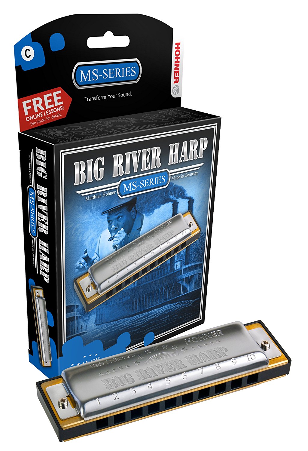 Hohner 590BX-A Big River Harp Diatonic A