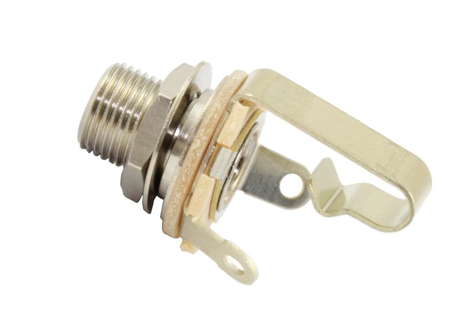 Switchcraft 1/4 in. Input Jack Mono Long Thread - Allparts EP-055L-000