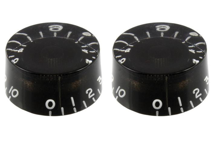 Set of 2 Vintage-style Speed Knobs Allparts PK-0130-023 - Black