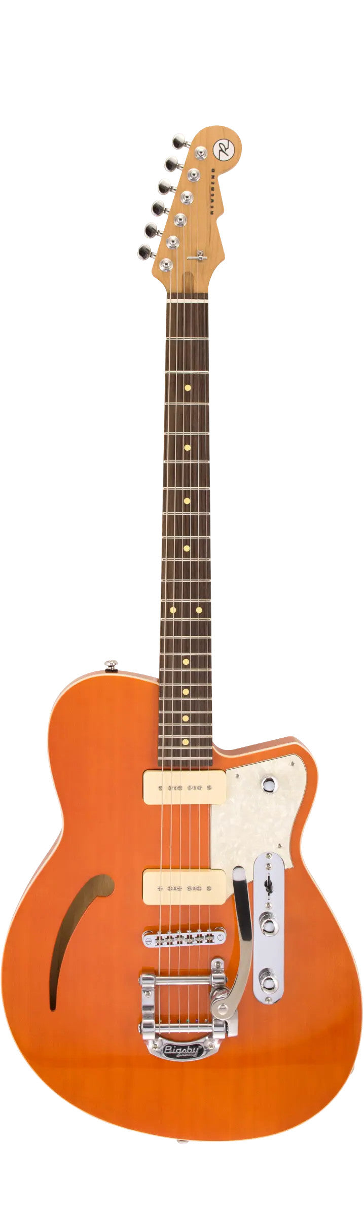 Reverend Club King 290 Guitar - Rock Orange Limited Edition