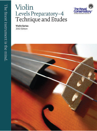 RCM Violin Technique and Etudes Level 4 2013 ED
