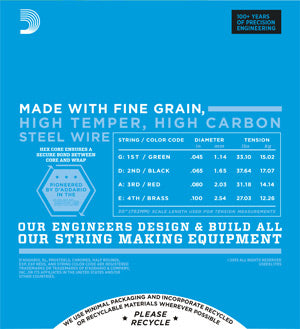 D'Addario EXL170S Nickel Wound Bass Light 45-100 Short Scale