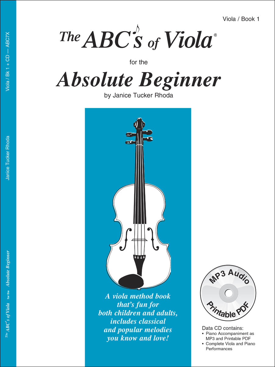 The Abcs Of Viola For The Absolute Beginner - Bk 1