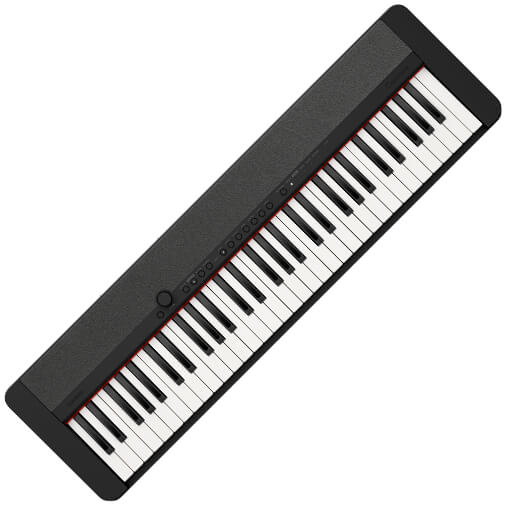 Casio CT-S1 BK Key Portable Keyboard Touch Response - Black