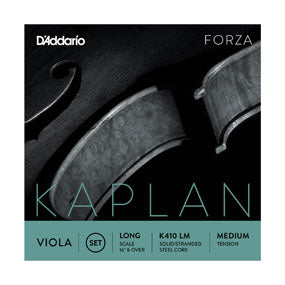 D&#39;Addario K410 MM Kaplan Forza Viola String Set - Med Scale - Med