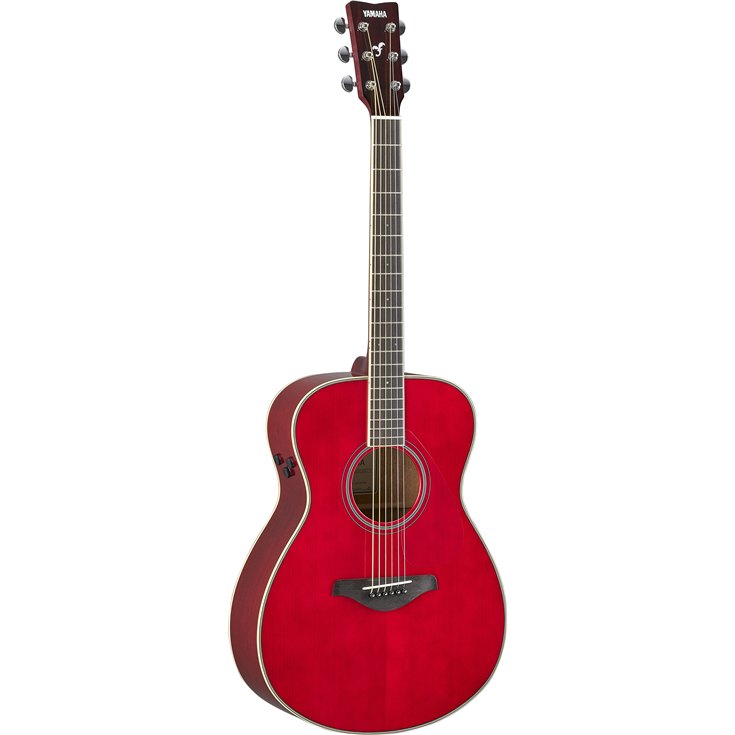 Yamaha FSTA TransAcoustic Guitars - Ruby Red