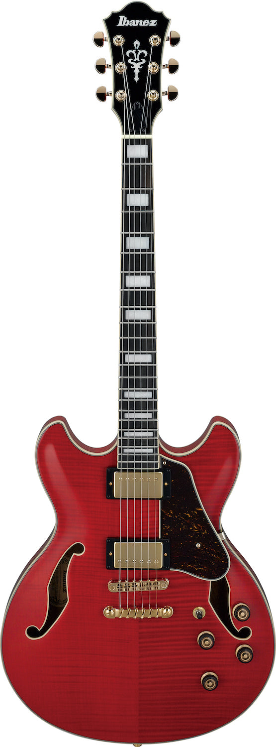 Ibanez AS93FM TCD Expressionist Hollow -  Transparent Cherry Red