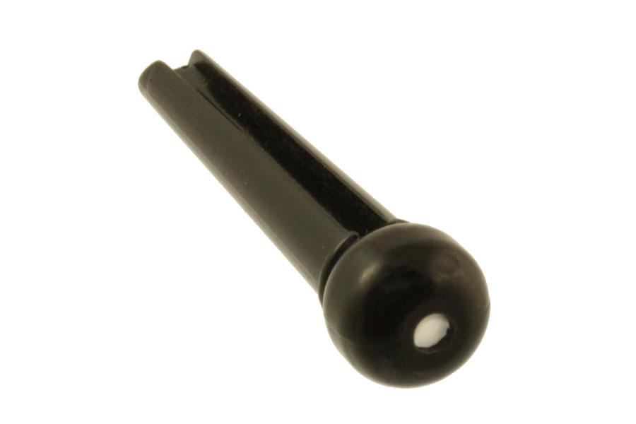 Plastic Dotted Bridge Pins (6 pcs.) - Black - Allparts BP-0679-023