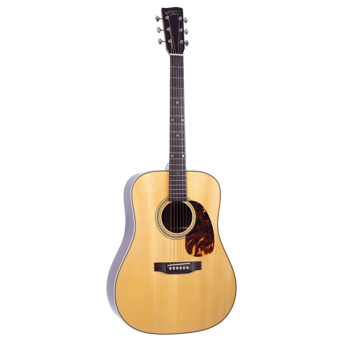 Recording King RD-328 All Solid Dreadnought, Aged Adirondack Top