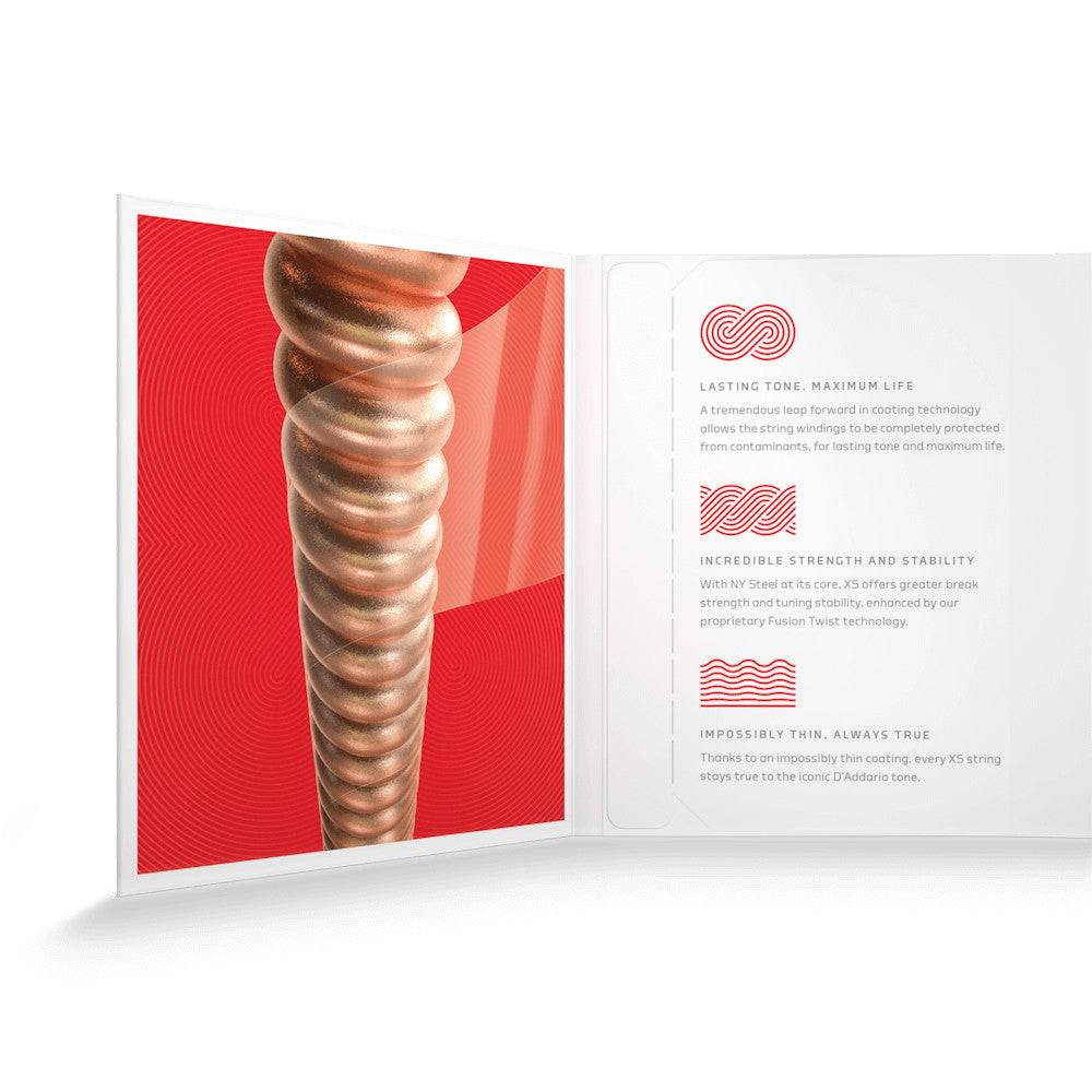 D'Addario XSAPB1356 Coated Phosphor Bronze Light 13-56