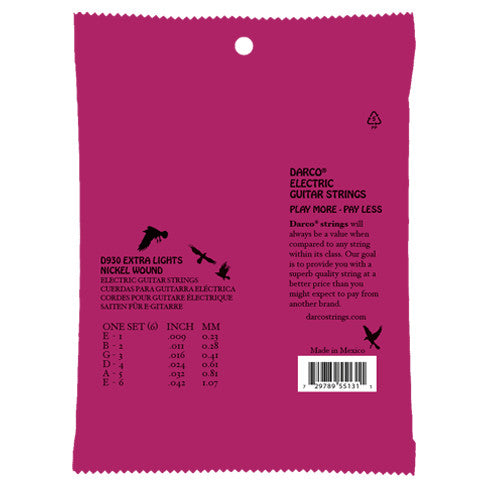 Martin D930 Darco Nickel Wound Electric Guitar Strings 9-42